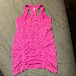 Women’s Bright Pink Heather Racerback Tank Top